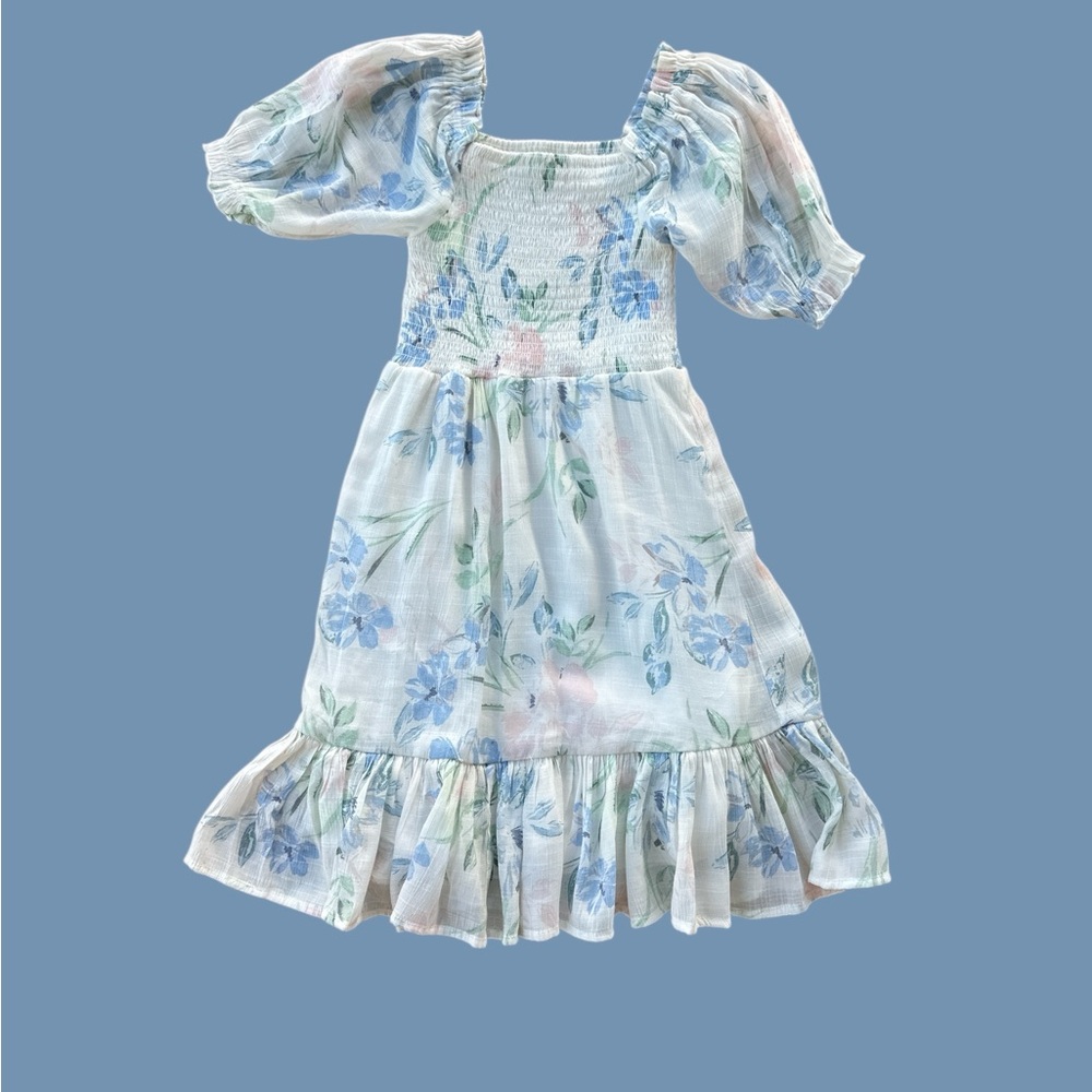 Floral Puff Sleeve Dress